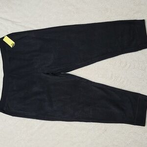 NWT All in Motion Men's Microfleece Black Jogger Pants Size 3XL Pockets